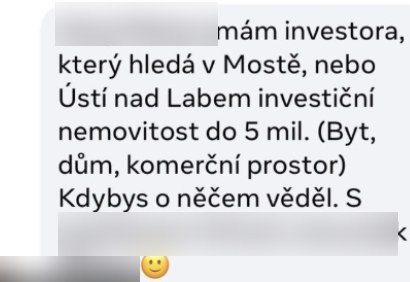 Poptávka investora